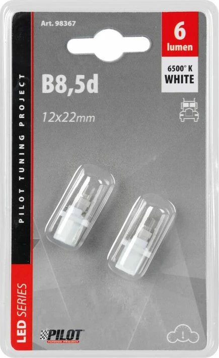 Lampa Led 24v B8,5d Blister