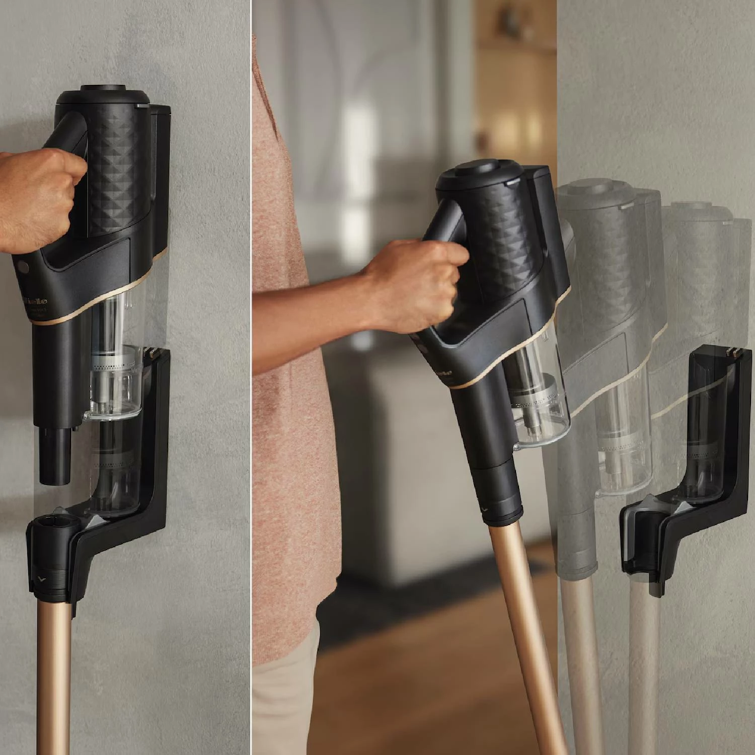 Fshesë vertikale pa kabllo, Miele Duoflex HX1 CarCare, 55 min, 0.3 L, 79 dB, 3.1 kg, gri casagrey