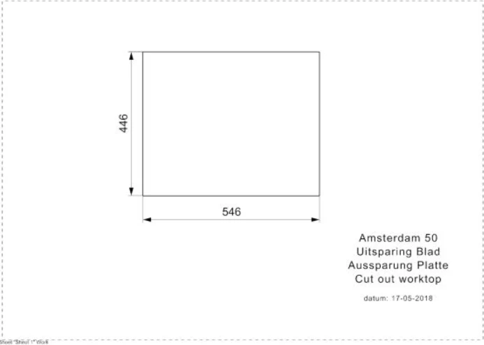 Lavaman graniti, Amsterdam 50, i zi
