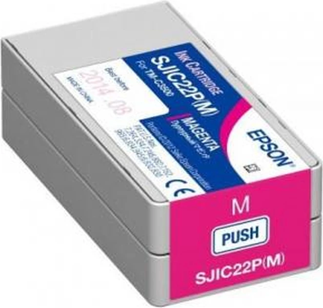 Kasetë boje, Epson, SJIC22PM C33S020603, 32.5 ml, Magenta