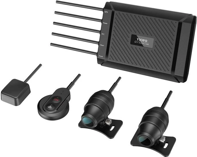 Kamerë motoçiklete Viofo MT1, 1080p, WiFi, GPS, 32GB, dy kanale, e zezë