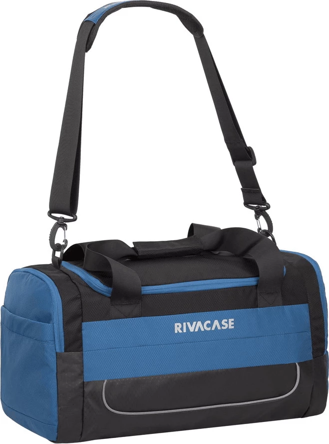 çantë sportive e palosshme RIVACASE 5235 Mercantour 30L, 480×280×260 mm, zi/blu