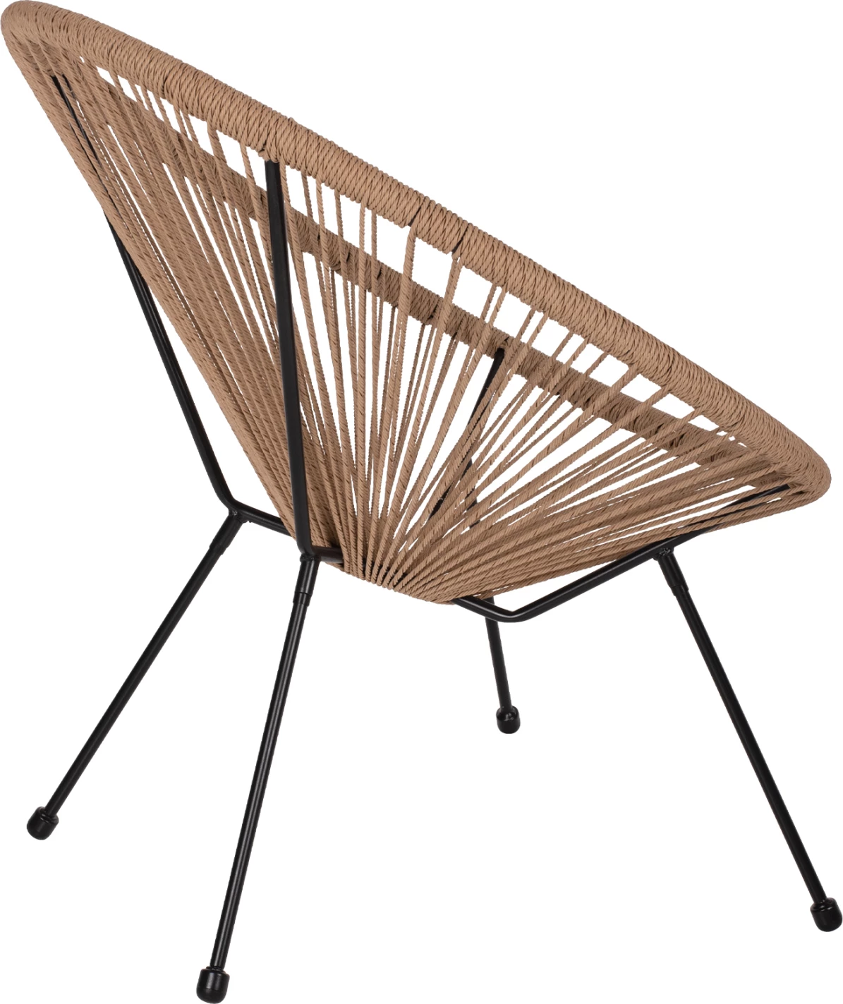 Karrige ACAPULCO lloj foleje, metal i zi & rattan natyral, FH5871.01, 70x73x79Hcm 8