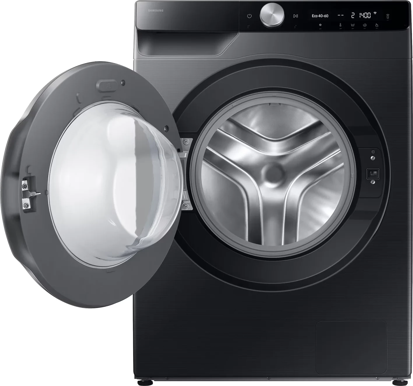 Makinë larëse Samsung WW10FG6U94LBU4 10 kg, AI Control/AI Wash, Wi‑Fi SmartThings, klasa A, e zezë