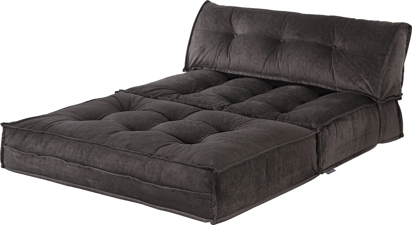 Divan-krevat 2 vende, Atelier del Sofa, ngjyrë moka-antracit