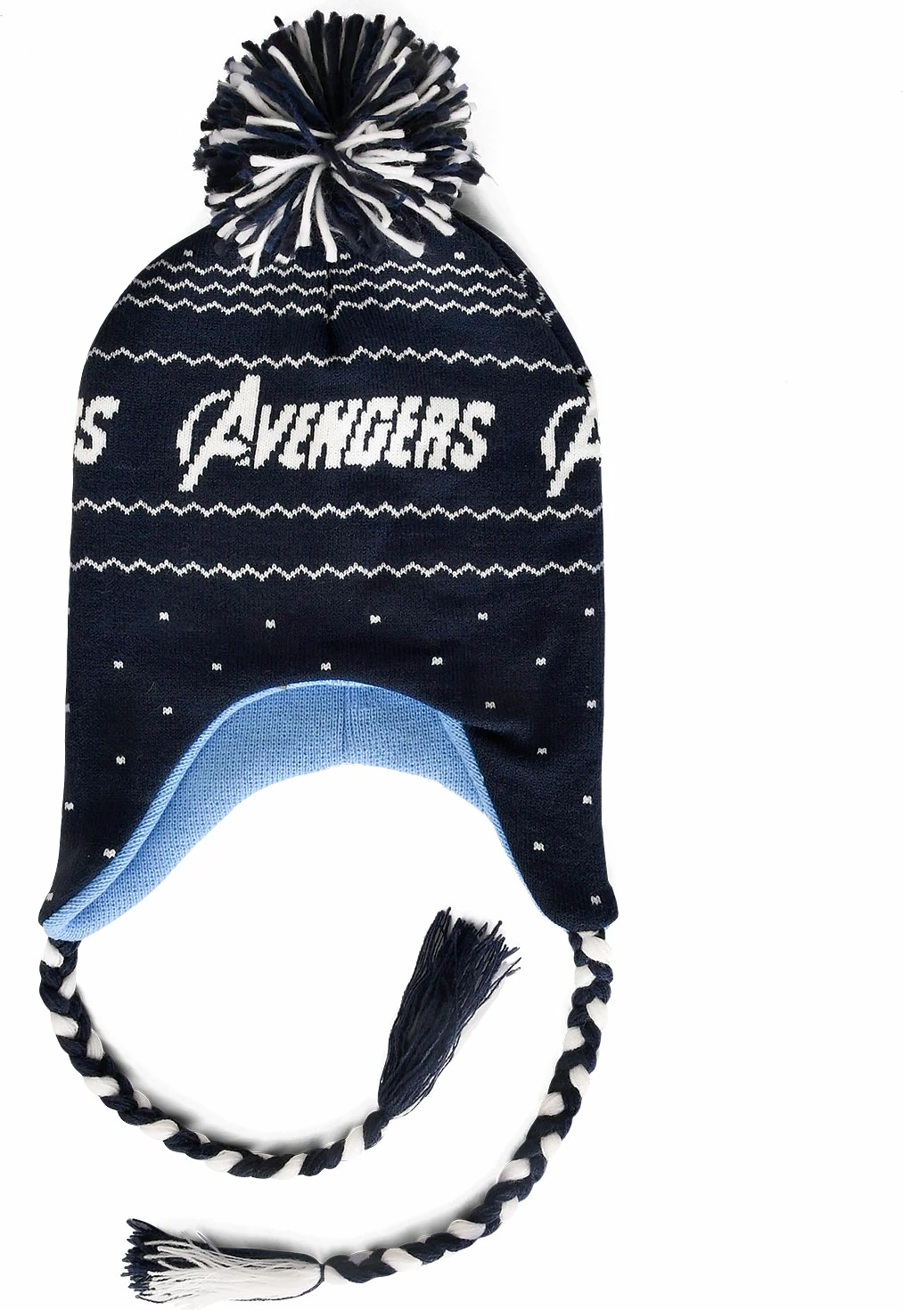 Kapë dimërore Difuzed Avengers Xmas Sherpa One size, blu e errët