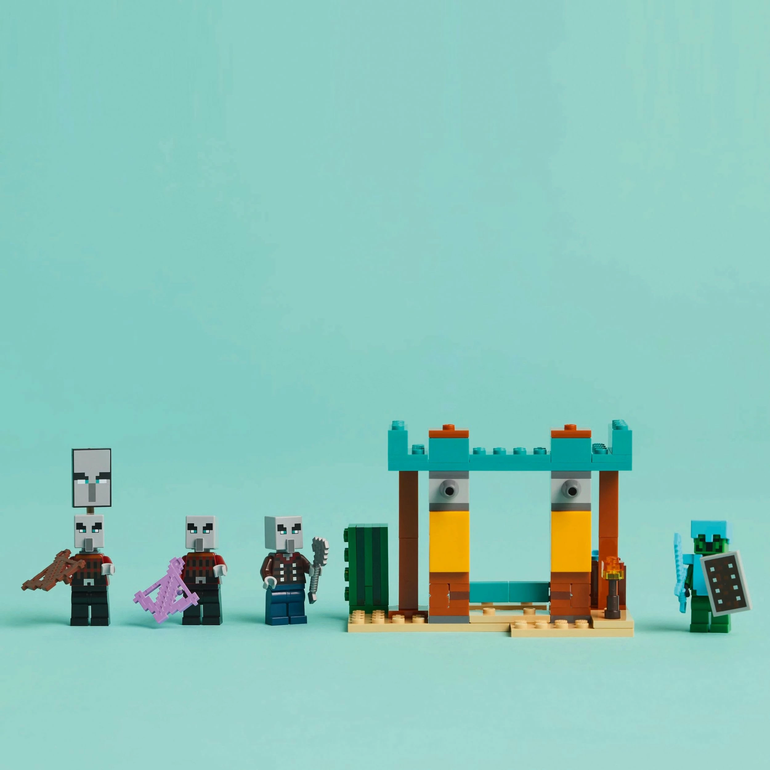 Set LEGO Minecraft 21267 Desert Illager Patrol, 105 copë