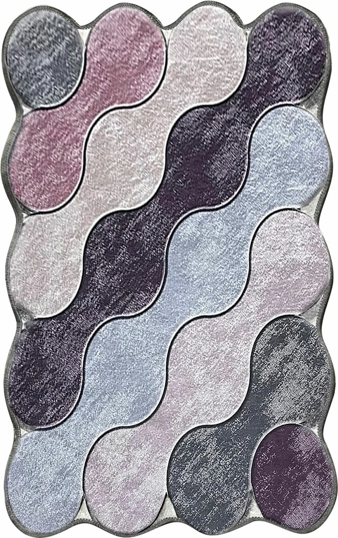 Qilim Conceptum Hypnose, rrethor, ngjyrë vjollcë, 80x120cm