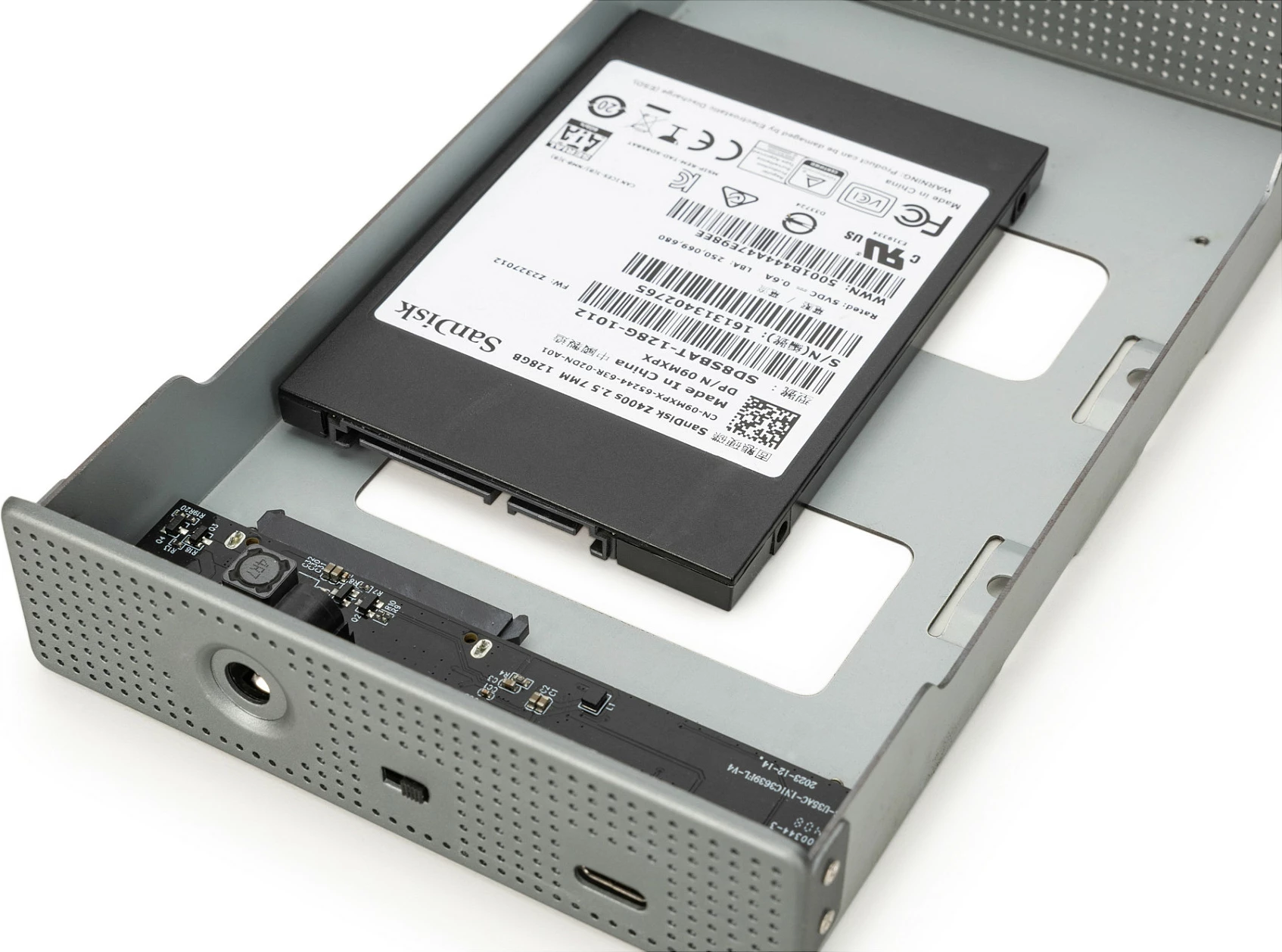 Kasë për HDD/SSD Digitus USB 3.0/3.2 Gen 1, SATA 2.5/3.5, Alumini