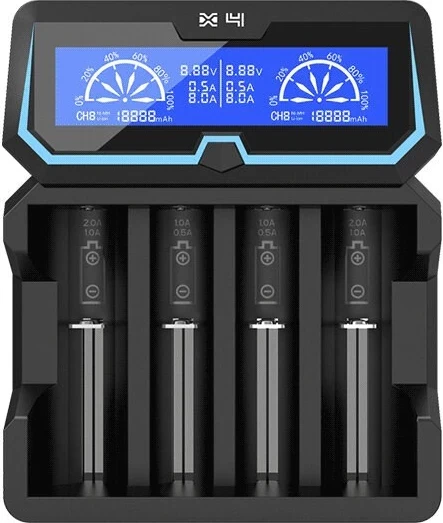 Karikues për bateri XTAR X4, 18650, i zi