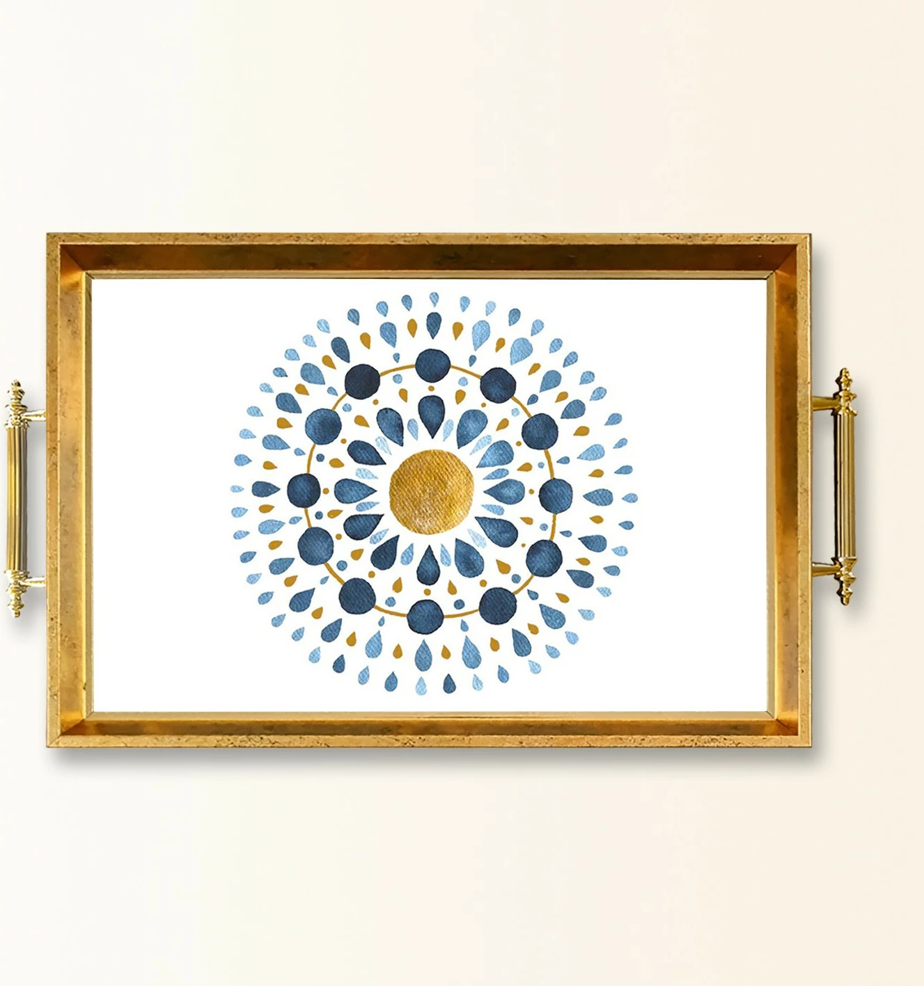 Tabaka dekorative prej qelqi, shumëngjyrëshe, Aberto Design, TPEA9801