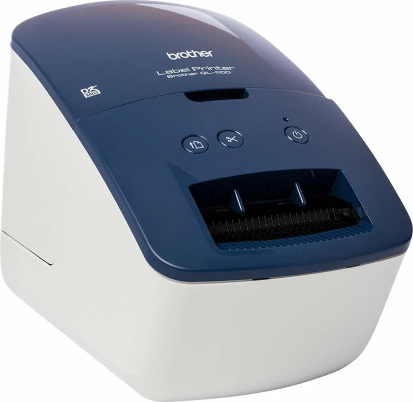 Printer etiketa Brother QL-600BXX1, termik, USB, Blu-Bardhë