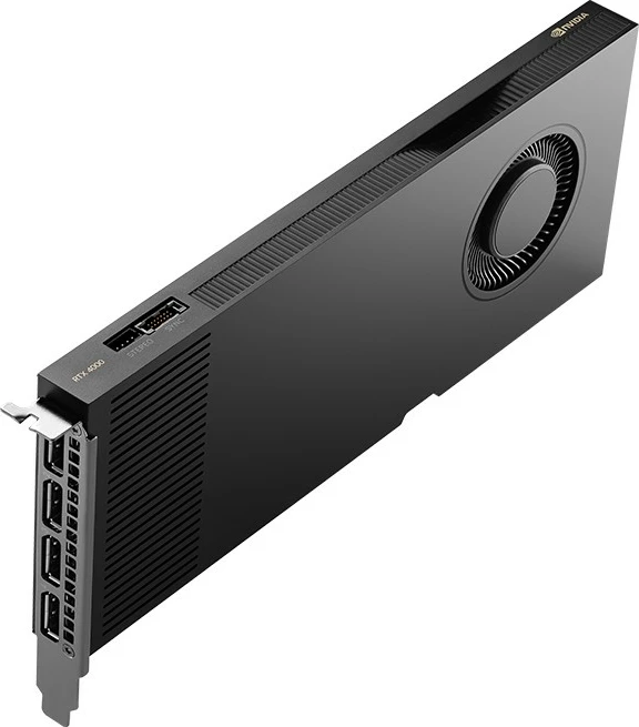 Kartelë grafike PNY RTX 4000 Ada, 20 GB, GDDR6, PCI Express x16 4.0, e zezë