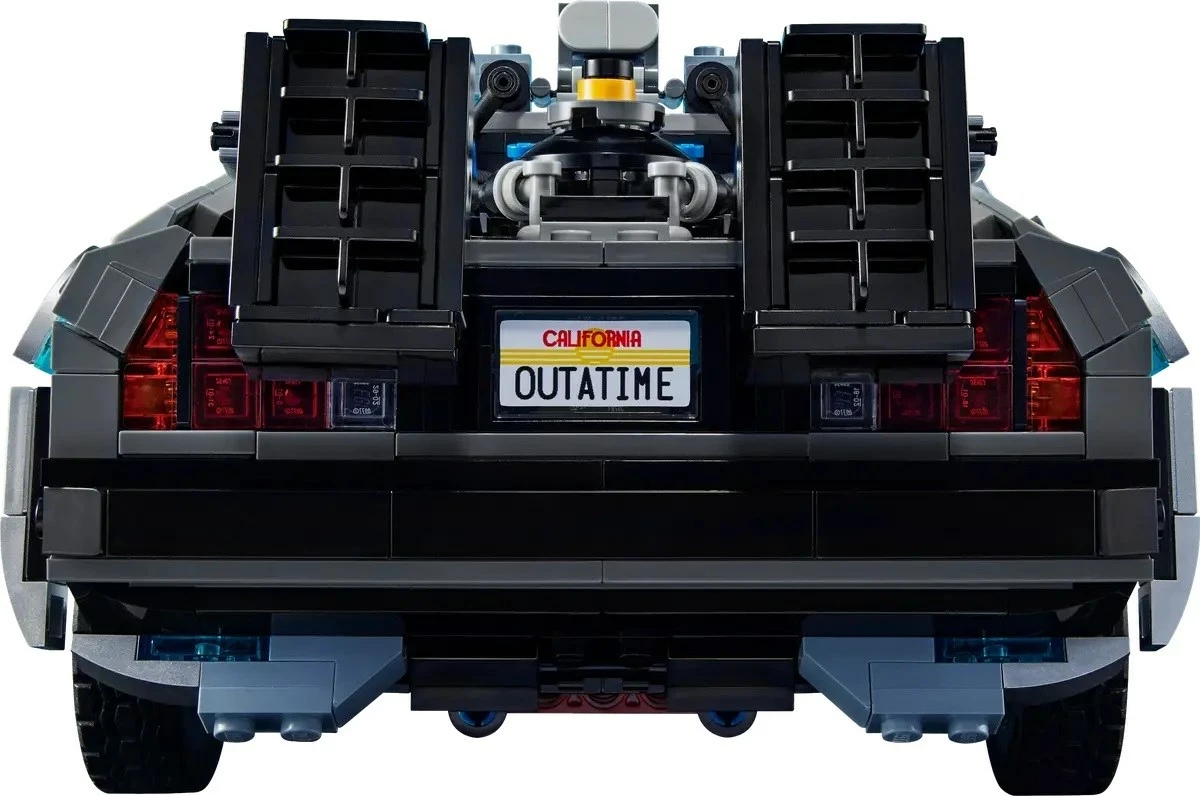 Set LEGO ICONS 10300 makinë kohe Back to the Future, 1872 pjesë, për të rritur, Gri