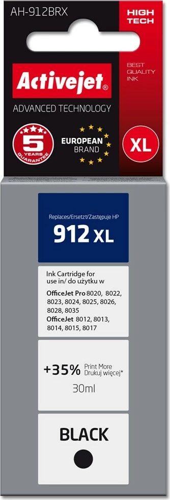 Toner zëvëndësues Activejet AH-912BRX për printerët HP