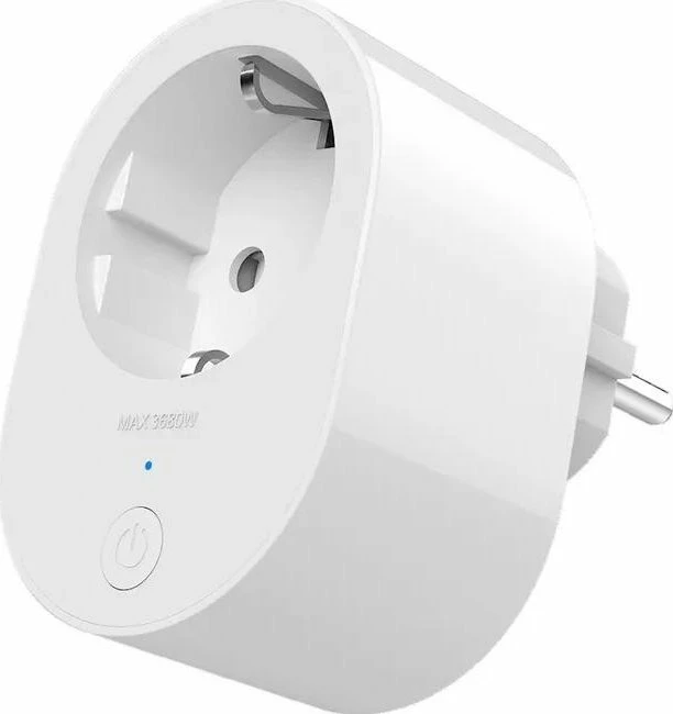 Prizë smart Xiaomi Mi Smart Plug 2, Wi‑Fi, kontroll me aplikacion dhe zë, e bardhë