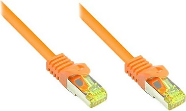 Kabllo rrjeti GoodConnections RJ45 Cat.7 S/FTP 0.5m, portokalli
