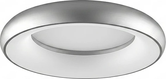 Llambë LED tavanore Synergy21 Donut, 35W, dritë e ngrohtë, argjend