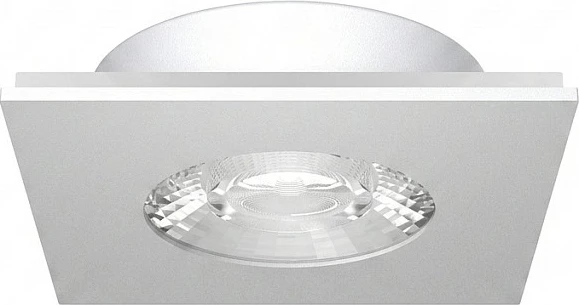 Spot LED për tavan i futur Synergy21 Helios, katror, dritë e ngrohtë, i bardhë