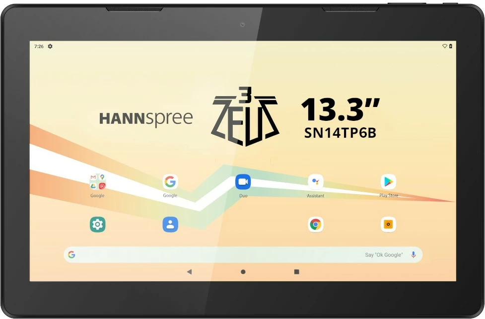 Tablet Hannspree Zeus 3 SN14TP6B, 13.3 inç, 128GB, 6GB RAM, Android 13, zi