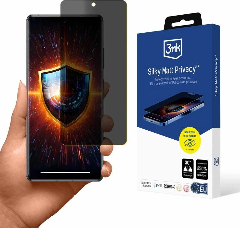 Mbrojtëse ekrani matte me privatësi 3mk Silky Matt Privacy për OnePlus 12R