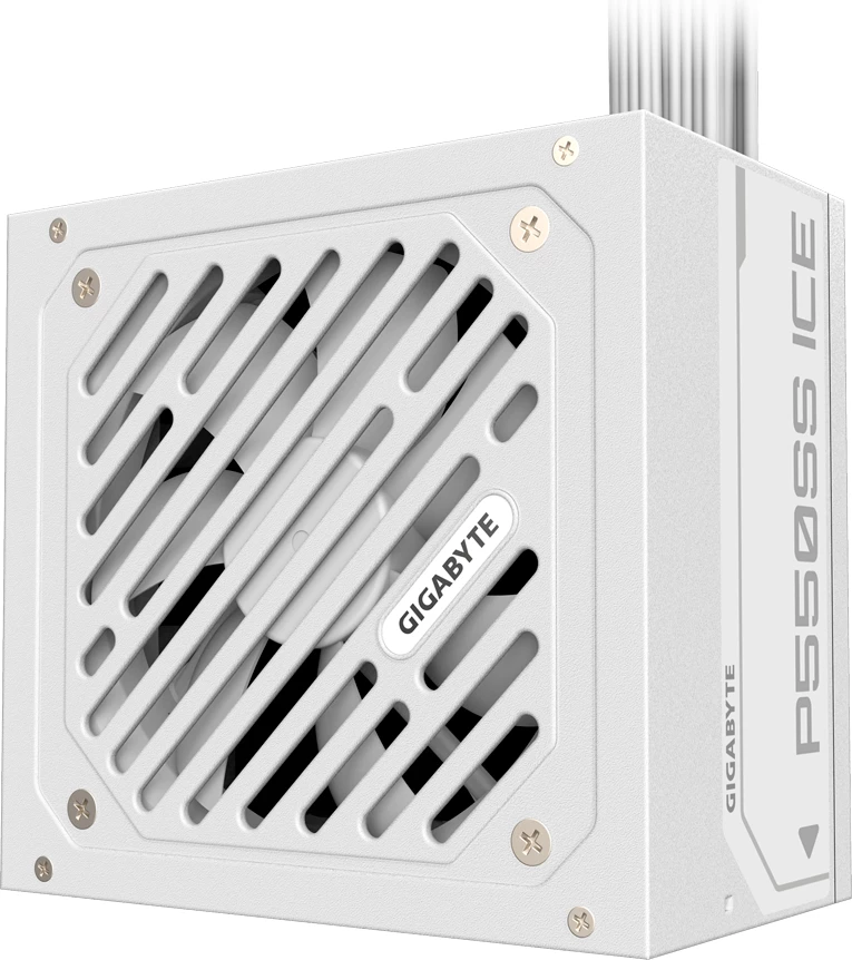 Furnizues rryme (PSU) GIGABYTE GP-P550SS ICE 550W 80 Plus Silver ATX 3.0 (3.1) Active PFC, i bardhë