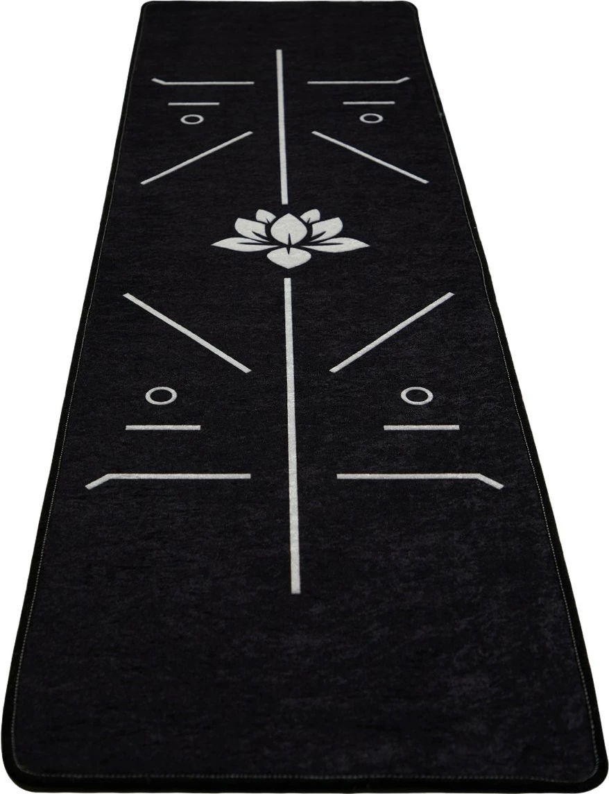 Qilim për yoga, Vital And Vivid, Bikram, i zi-bardhë