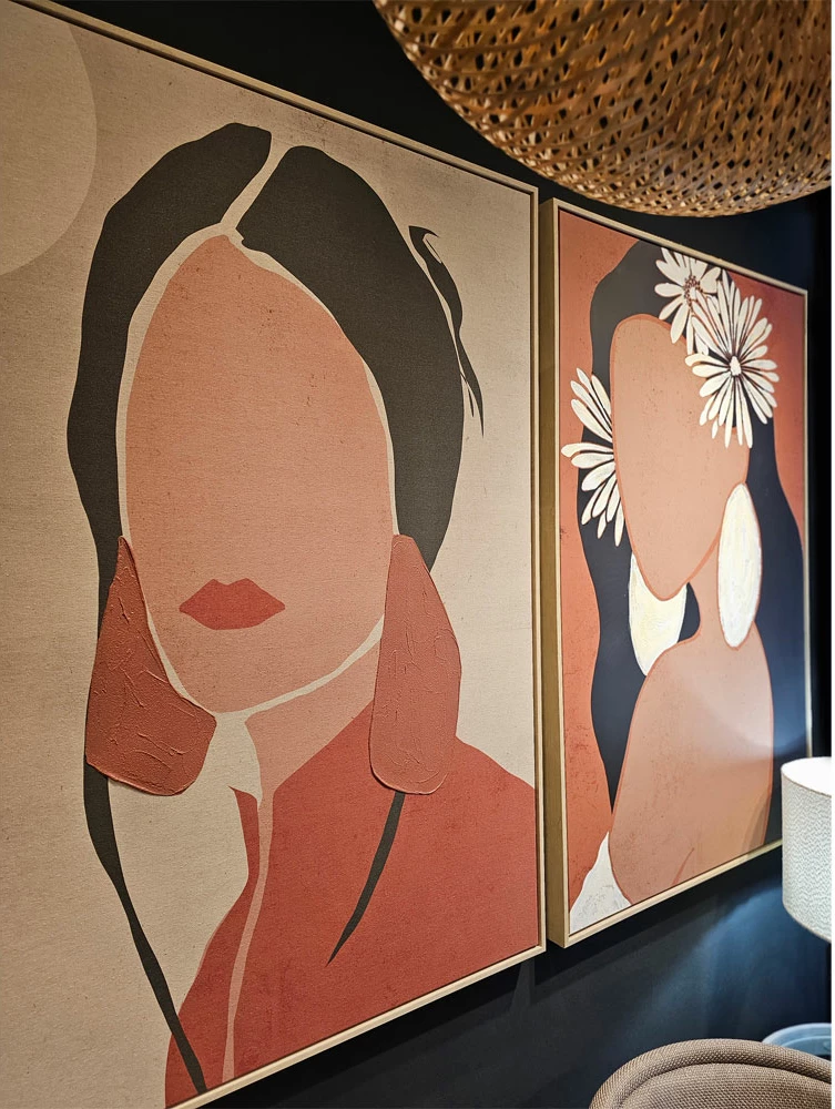 Pikturë dekorative Beleza Sagrada, shumëngjyrëshe, dru natyral, 83x123x4cm