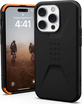 Mbështjellës UAG Civilian për iPhone 14 Pro Max, i zi
