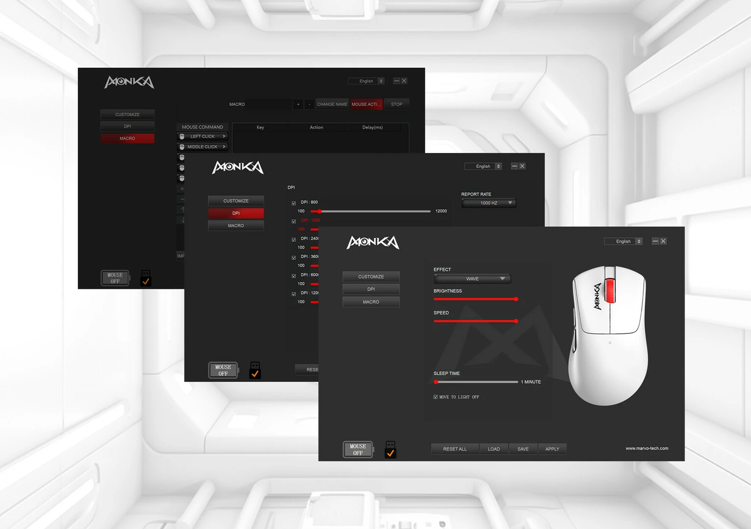Maus MONKA G982W