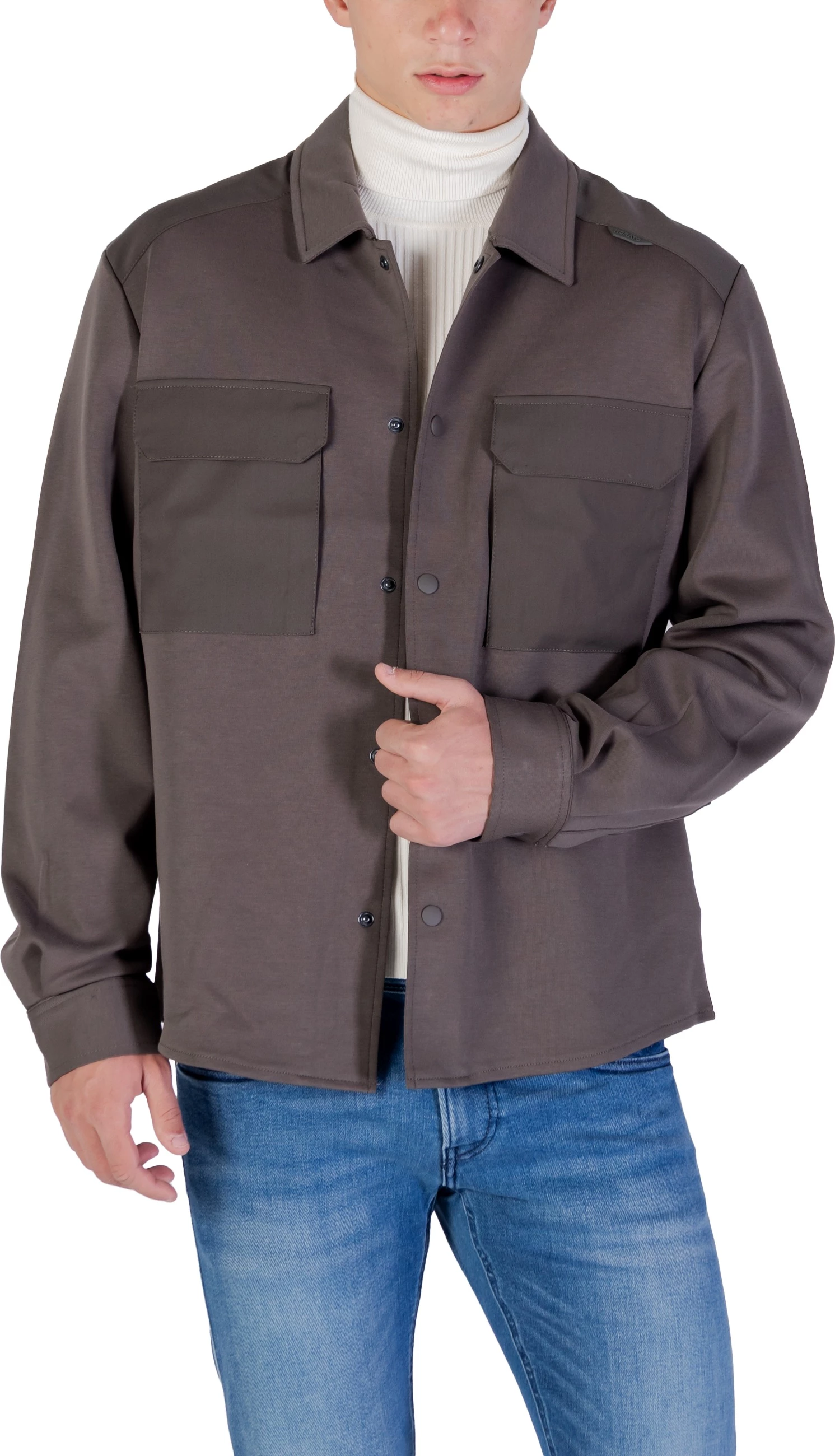 Këmishë për meshkuj Antony Morato MMSL00771-FA150168, e gjelbër e errët [Madhësia: XXL]