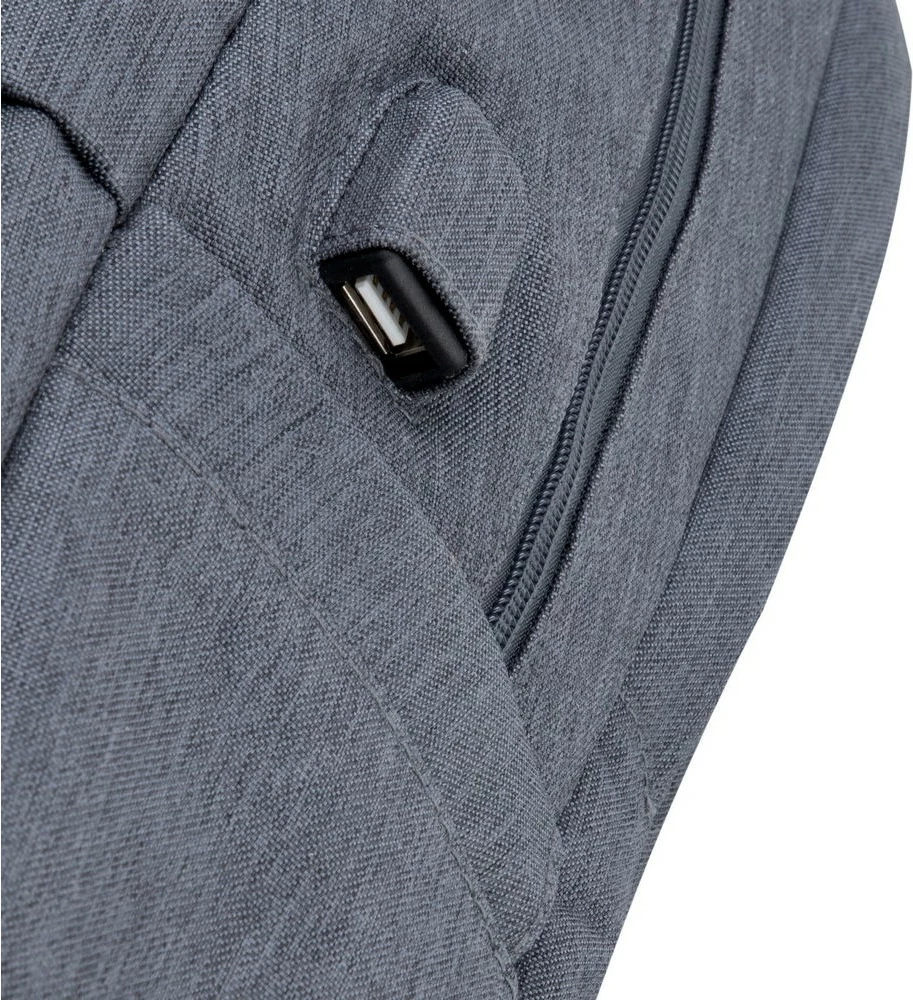 Çantë shpine RIVACASE Prater 17.3", dunkelgrau