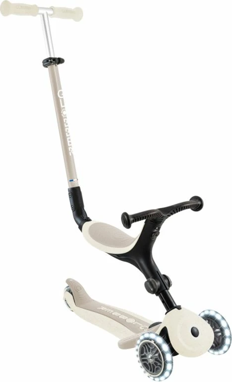 Trotinetë me ulëse ride-on Globber GO•UP ACTIVE LIGHTS ECOLOGIC 745-566, 3-në-1