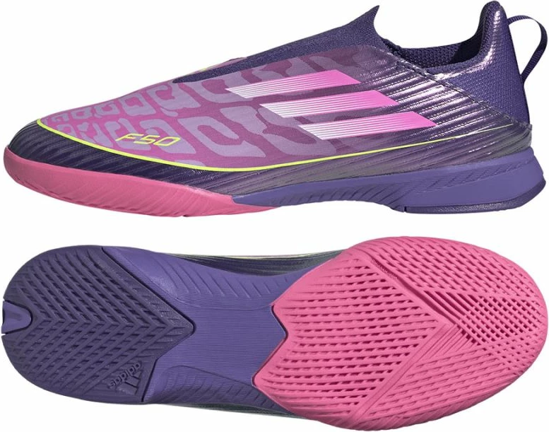 Atlete për fëmijë adidas F50, vjollcë