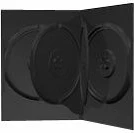 Kapak DVD MediaRange BOX17, 4 CD/DVD, plastik, i zi