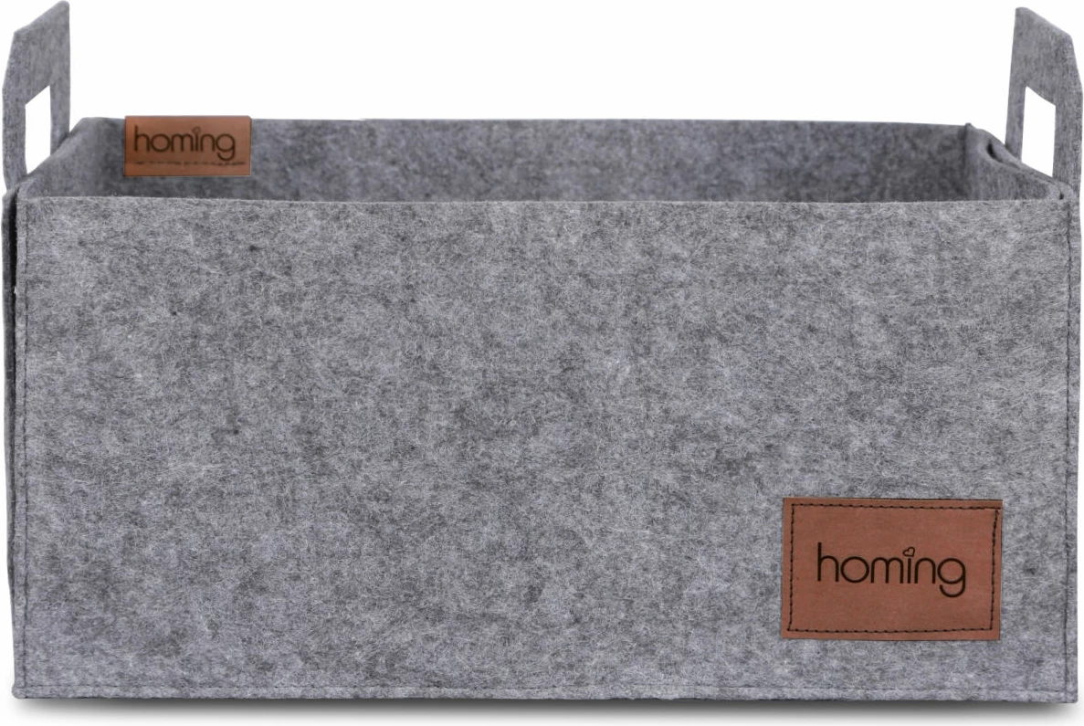 Organizues tavoline prej ndjese, ngjyrë gri, Aberto Design, HMY-6259, 30x20x15cm