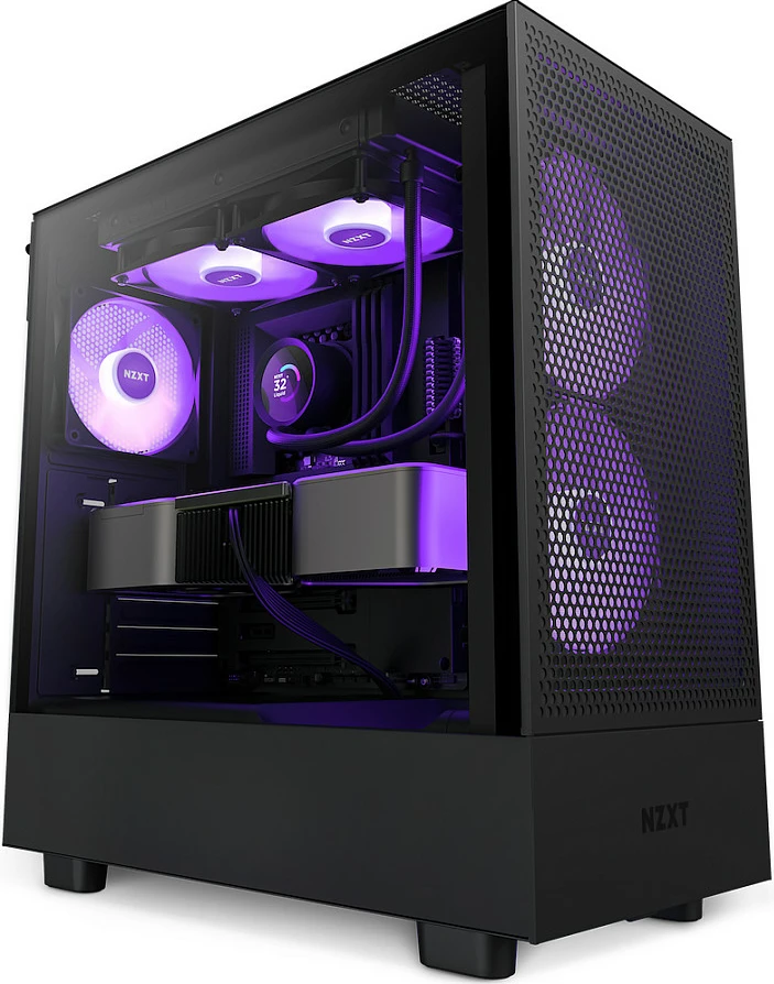 Ftohës uji AIO për CPU NZXT Kraken 240 RGB, 240mm, TFT-LCD, i zi