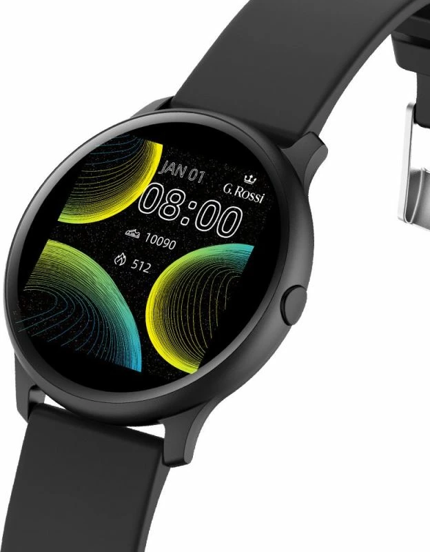 Smartwatch unisex G. Rossi, e zezë