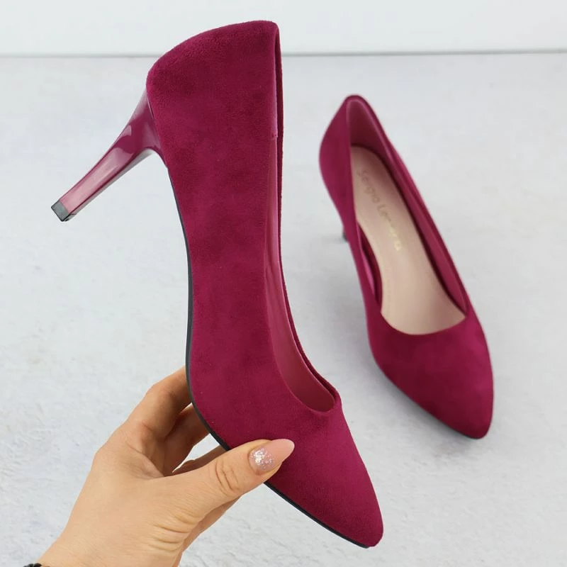Këpucë elegante femra LEONE Sergio Leone 1336, fuchsia