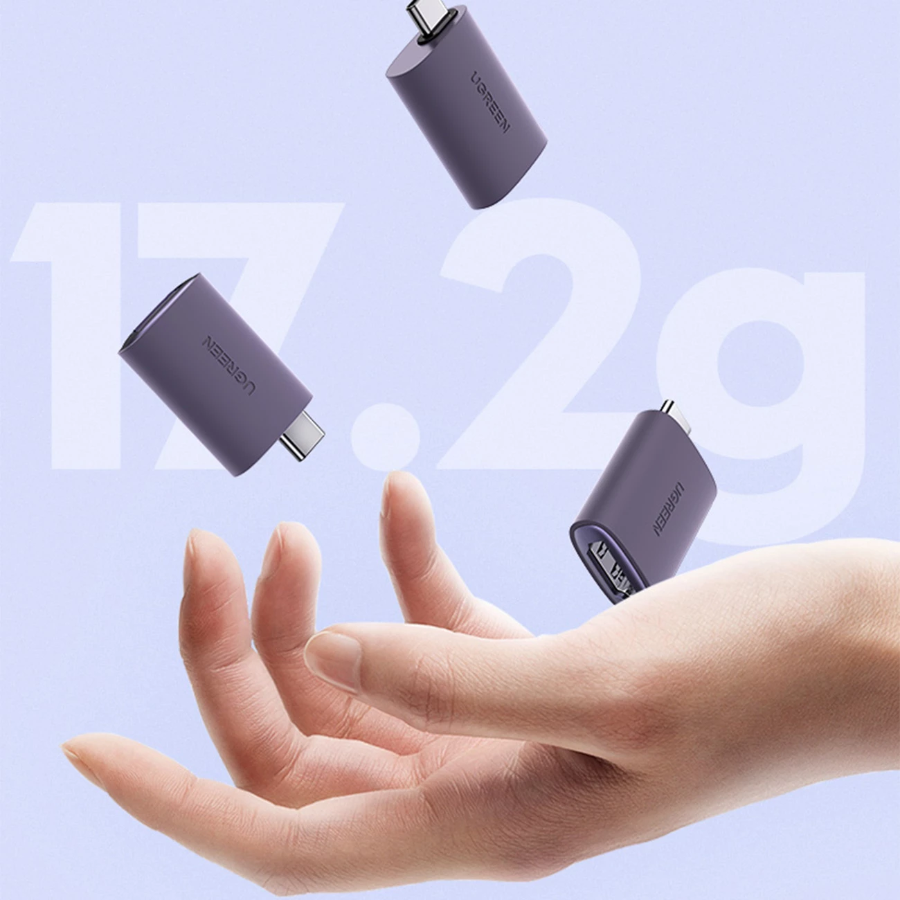 Adapter USB-C në HDMI Ugreen US320, 4K, Gri