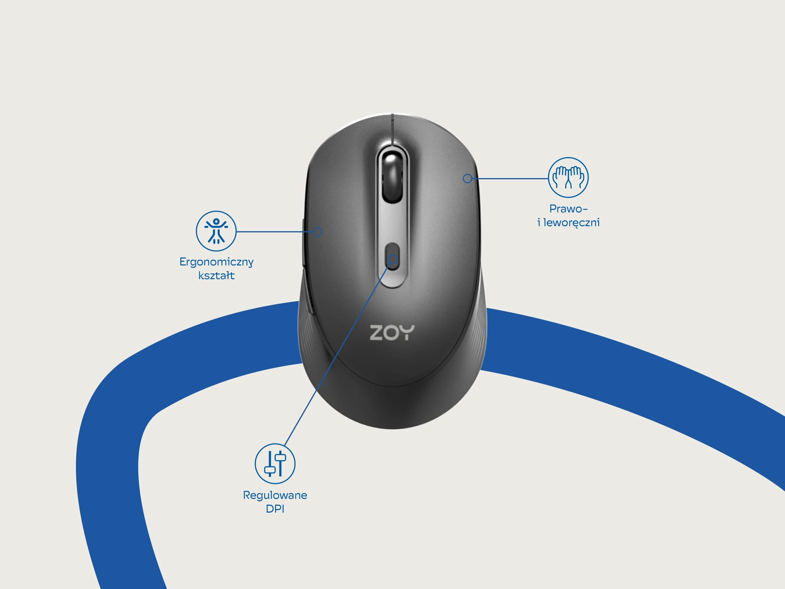 Set tastierë + Maus wireless ZOY ZKM888 2.4GHz, layout US, 106 taste, Plug & Play, i zi