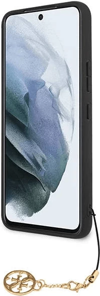 Mbështjellës silikoni Guess GUHCS23SGF4GGR për Samsung Galaxy S23 5G, gri