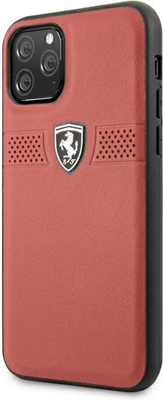 Mbështjellës Ferrari FEOBAHCN58RE për iPhone 11 Pro 5.8", Off Track Leather, Kuq
