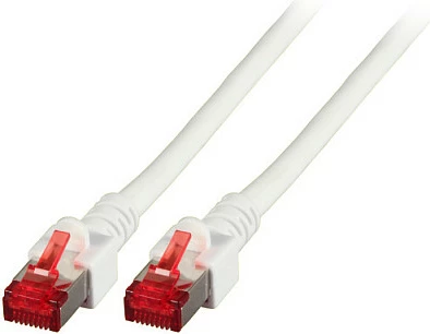 Kabllo rrjeti EFB Elektronik K5518.0,15, Cat6, 0.15 m, S/FTP, RJ45-RJ45, e bardhë