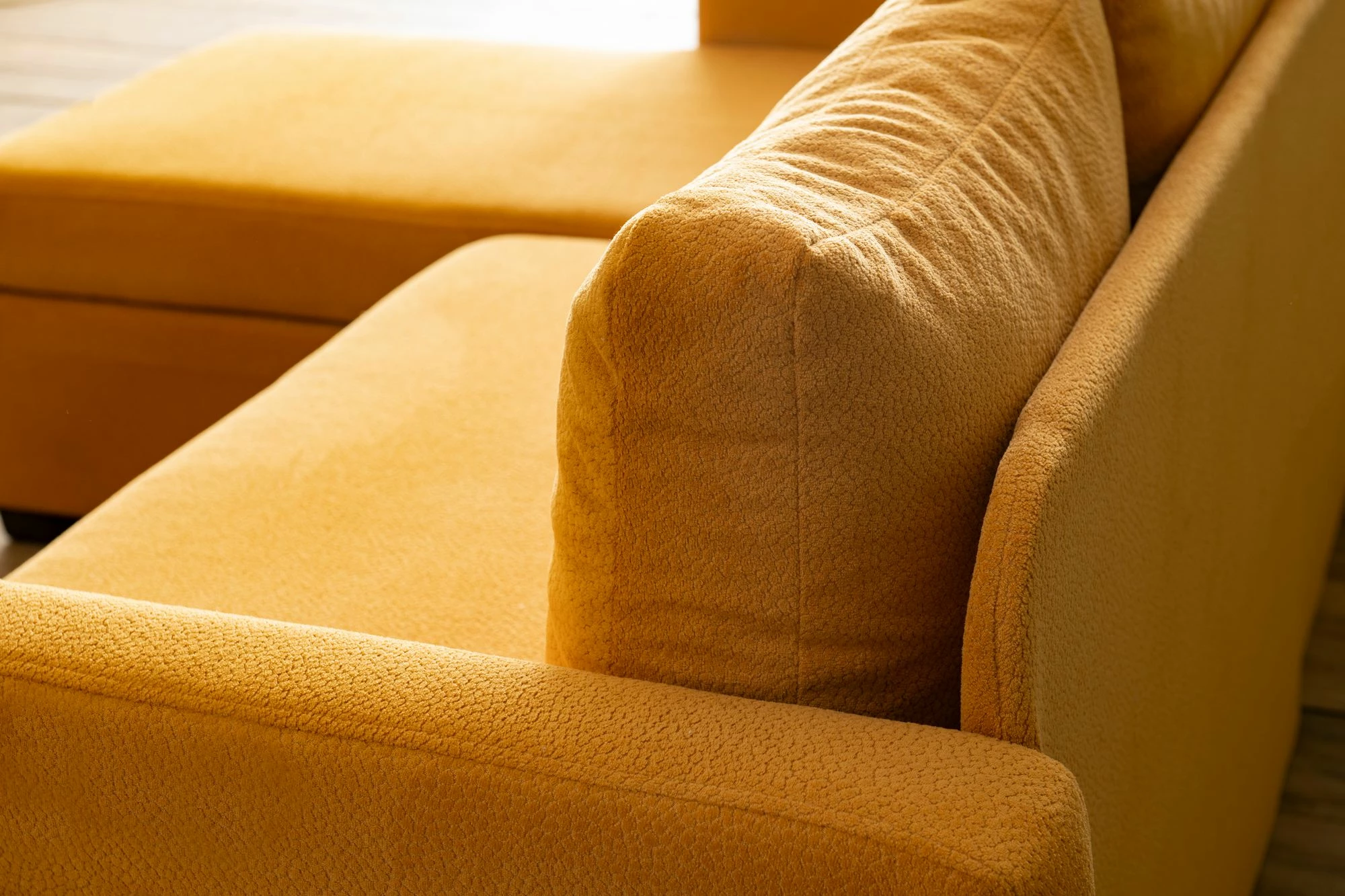 Kënd-sofë krevati, ngjyrë mustard, Atelier del Sofa, Kado