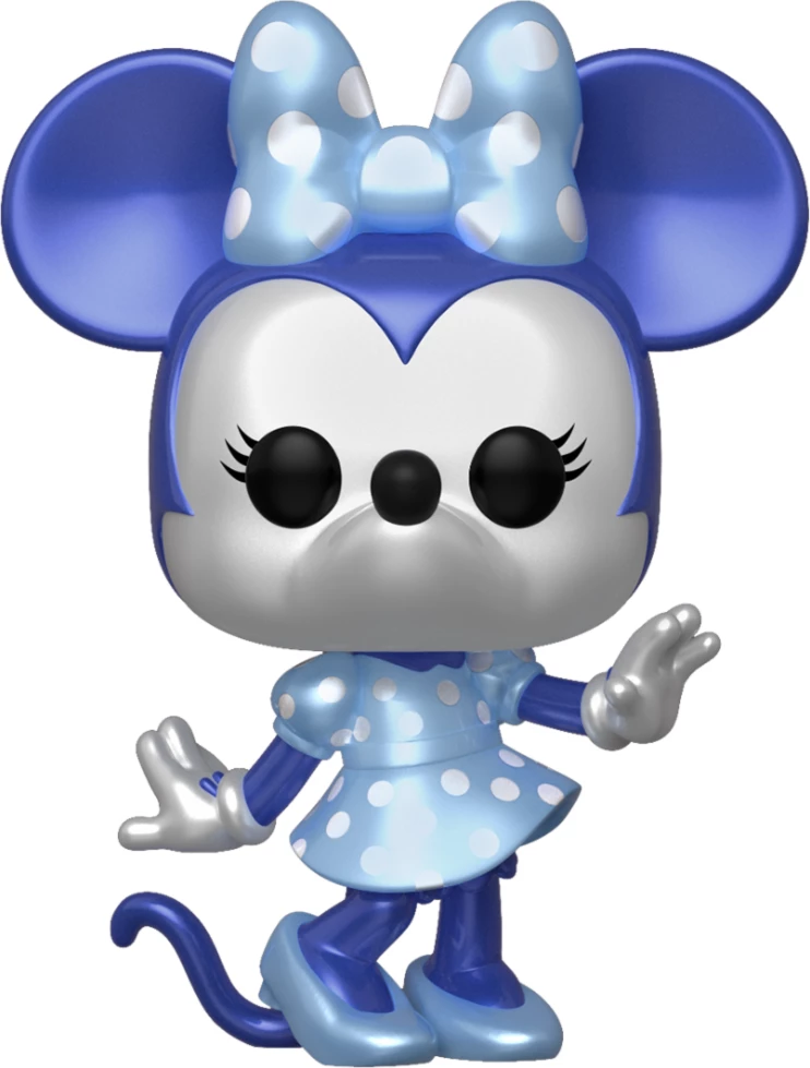 Figurinë vinili Funko Pop Disney M.A.WISH Minnie Mouse Metallic, blu/argjendtë