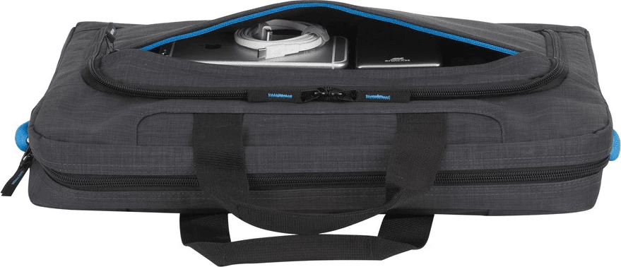 Çantë laptopi RIVACASE 8058 17.3" me Maus pa kabllo, e zezë (bundle)