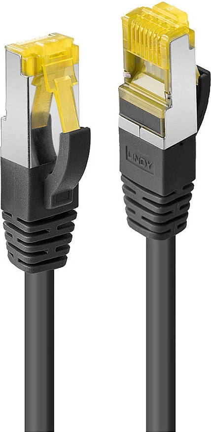 Kabllo rrjeti LINDY 47307, Cat7 S/FTP, 1m, RJ-45 në RJ-45, LSZH, e zezë