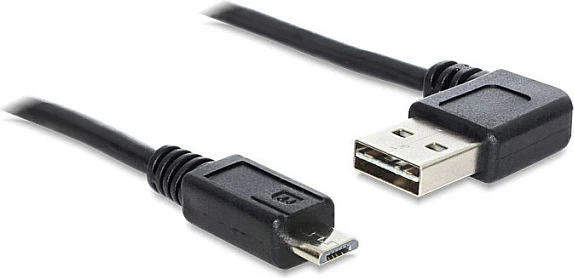 Kabllo USB DeLOCK USB 2.0 A në Micro-USB B, 3 m, EASY-USB, e zezë