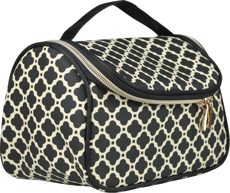 Kuti organizuese për femra KillyS Moroccan Clover Small Trunk e zezë/bezhë, 1 copë